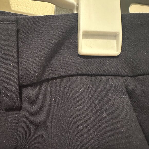 Banana Republic High-Rise Tapered Italian Wool Ankle Pant in NAVY - Picture 4 of 6